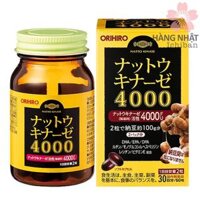 VIÊN UỐNG PHÒNG CHỐNG TAI BIẾN ĐỘT QUỴ ORIHIRO NATTOKINASE 4000