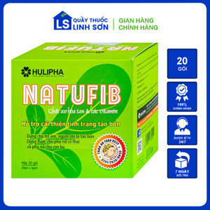 Viên Uống Phòng Chống Táo Bón Natufib Hulipha 20 Gói