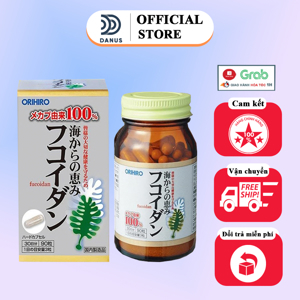 Viên uống phòng chống ung thư Fucoidan Orihiro 90 viên