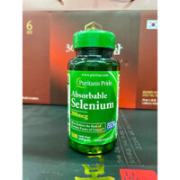 Viên uống phòng ngừa ung thư ,tăng đề kháng Selenium Puritan’s Pride Absorbable Selenium 200mcg 100 Softgels