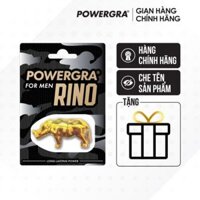 Viên uống phục hồi và tăng cường sinh lý nam giới Powergra For Men Rino vỉ 1 viên kèm quà tặng