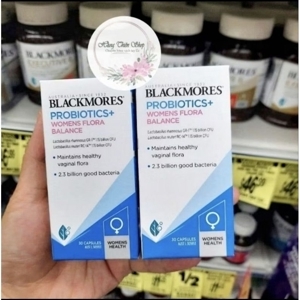 Viên uống phục hồi vệ sinh âm đạo Blackmores Probiotics+ Womens Flora Balance 30 viên