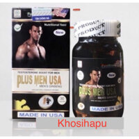 Viên uống Plus Men USA nhập khẩu nguyên hộp từ Mỹ hỗ trợ tăng cường sức khoẻ cho nam giới mạnh mẽ chính hãng 30 viên