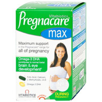 Viên uống Pregnacare Max Omega 3 DHA Vitabiotics cung cấp vitamin và khoáng chất cho phụ nữ mang thai