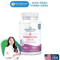 Viên Uống Prenatal DHA Nordic Naturals - Bổ sung DHA cho bà bầu & mẹ sau sinh 90 Viên