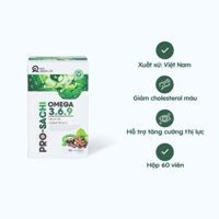 Viên uống Pro-sachi Omega 3.6.9 hỗ trợ giảm cholesterol (Hộp 60 viên)