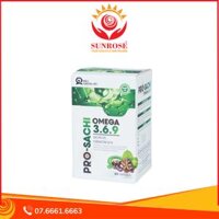 Viên uống Pro-sachi Omega 3.6.9 hỗ trợ giảm cholesterol (Hộp 60 viên)