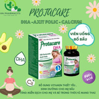 Viên uống Protacare DHA Omega-3 – Bổ sung dinh dưỡng cho mẹ bầu, tăng miễn dịch, bổ sung vitamin – Hộp 30 viên