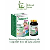Viên uống Protacare DHA Omega-3 – Bổ sung dinh dưỡng cho mẹ bầu, tăng miễn dịch, bổ sung vitamin – Hộp 30 viên
