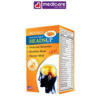 Viên Uống PROVIBIOL Headsup Giúp Tăng Cường Tuần Hoàn Não 30 viên