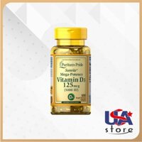 Viên uống Puritan's Pride Vitamin D3 5000 IU 100v