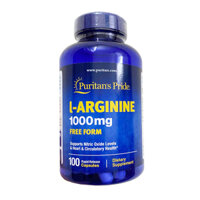 Viên uống Puritan's Pride L-Arginine 1000mg của Mỹ