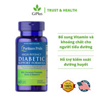 Viên Uống Puritan’s Pride Diabetic Support Formula Bổ Sung Vitamin Cho Người Tiểu Đường  (60 Viên/Lọ)