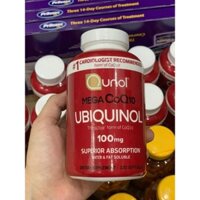 Viên uống Qunol Mega CoQ10 Ubiquinol 100mg 120 viên