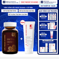 Viên uống Sắc Ngọc Khang++ giúp chống lão hóa, giảm nám sạm, cân bằng nội tiết tố nữ [Hộp 60v]