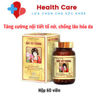 Viên uống Sắc Nữ Vương ROXTECH bổ sung collagen, isoflavon đẹp da, tăng nội tiết tố nữ - 60 viên (Sắc Nữ Vương)