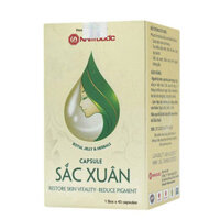 Viên uống Sắc Xuân, hỗ trợ giúp chống lão hóa, tăng cường đàn hồi cho da