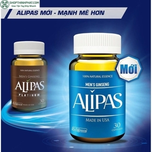 Viên uống sâm Alipas Platinum - Tăng cường sinh lực phái mạnh 30 viên