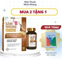 Viên Uống Sâm Nhung Bổ Thận- Nhung Huơu-Giúp Bổ Huyết Dưỡng Thận, Cải Thiện Thân Hư, Tiểu Đêm Nhiều Lần. Hộp 40 Viên