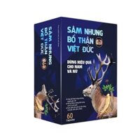 Viên Uống Sâm Nhung Bổ Thận Việt Đức Giúp Bổ Thận, Tráng Dương, Giảm Tình Trạng Đau Lưng, Mỏi Gối, Tiểu Đêm Nhiều Lần
