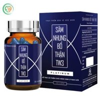 Viên uống Sâm Nhung Bổ Thận TW3 Platinum hỗ trợ cải thiện chức năng sinh lý nam giới (Hộp 1 chai x 30 viên)