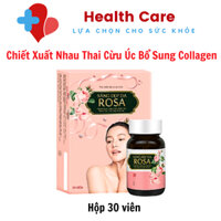 Viên Uống Sáng Da Rosa Oribe Chiết Xuất Nhau Thai Cừu Úc Bổ Sung Collagen Giúp Da Mịn Màng Hộp 30 viên
