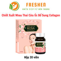 Viên Uống Sáng Da Rosa Oribe Chiết Xuất Nhau Thai Cừu Úc Bổ Sung Collagen Giúp Da Mịn Màng Hộp 30 viên