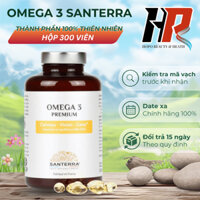 Viên uống SANTERRA Omega 3 Premium nhập khẩu Pháp hàng chính hãng hộp 200 viên