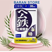 Viên Uống Sắt DHC Heme Iron Nhật Bản 30 ngày dùng 60 viên Bổ Sung Sắt, Axit Folic B12 Baran Shop