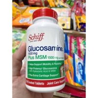 VIÊN UỐNG SCHIFF GLUCOSAMINE 1500MG PLUS MSM 150 VIÊN CHÍNH HÃNG - 9513