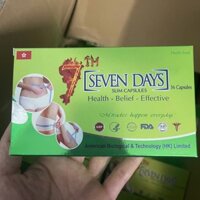 VIÊN UỐNG SEVENDAYS ,GIÚP MANG LẠI VÓC DÁNG THON GỌN (sản phẩm này ko phải thuốc ko có tác dụng thay thế thuốc chữa bệnh