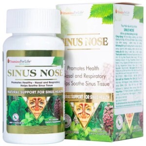 Viên Uống Sinus Nose Vitamins For Life 60 Viên Tăng Cường Sức Khỏe Đường Hô Hấp