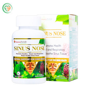 Viên Uống Sinus Nose Vitamins For Life 60 Viên Tăng Cường Sức Khỏe Đường Hô Hấp