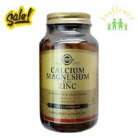 Viên uống Solgar Calcium Magnesium Plus Zinc 100 viên của Pháp