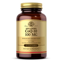 Viên Uống Solgar Coq10 Hỗ Trợ Sức Khỏe Tim Mạch, Điều Hòa Huyết Áp, Bổ Sung Coenzyme Q-10
