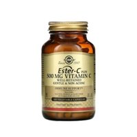 Viên uống Solgar Vitamin C Ester-C Plus [100 viên] không đau dạ dày, làm sáng da , tăng cường đề kháng