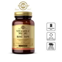 Viên uống Solgar Vitamin C 500MG With Rose Hips tăng đề kháng
