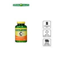 Viên uống Spring Valley Vitamin C With Natural Rose Hips 500mg