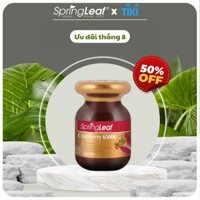 Viên uống SpringLeaf Cranberry 65000mg 30 viên cải thiện sức khỏe tim mạch, sức khỏe đường tiết niệu, chống oxy hóa