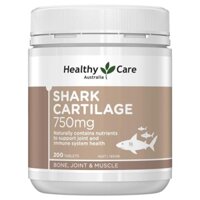 Viên uống sụn cá mập Healthy Care Shark 200 viên của Úc - ĐỦ BILL