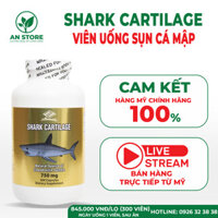 Viên Uống Sụn Cá Mập Shark Cartilage Nuhealth 300 Viên Của Mỹ