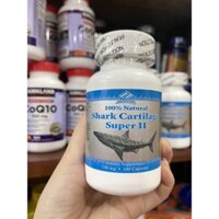 Viên Uống Sụn Cá Mập Shark Cartilage Super II Nuhealth của Mỹ - 100 viên - Hàng Chuẩn Mỹ