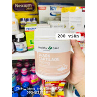 Viên uống sụn vi cá Healthy Care Shark Cartilage 750mg của Úc