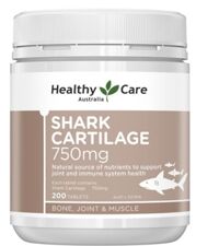 Viên uống sụn vi cá mập - Healthy Care Shark Cartilage 750mg 200 viên