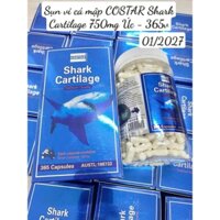 viên uống sụn vi cá mập COSTAR shark cartilage 750mg 365viên