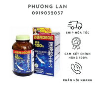 Viên Uống Sụn Vi Cá Mập Orihiro Squalene Nhật Bản 360 viên