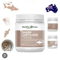 VIÊN UỐNG SỤN VI CÁ MẬP HEALTHY CARE SHARK CARTILAGE 750mg