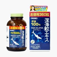 Viên Uống Sụn Vi Cá Mập Squalene Orihiro 360v