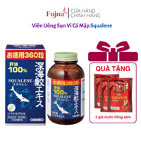 Viên Uống Sụn Vi Cá Mập Squalene Orihiro 360 Viên - 390 Viên Nhật Bản