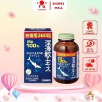 Viên uống sụn vi cá mập Orihiro Squalene Nhật Bản - Hộp 360 Viên